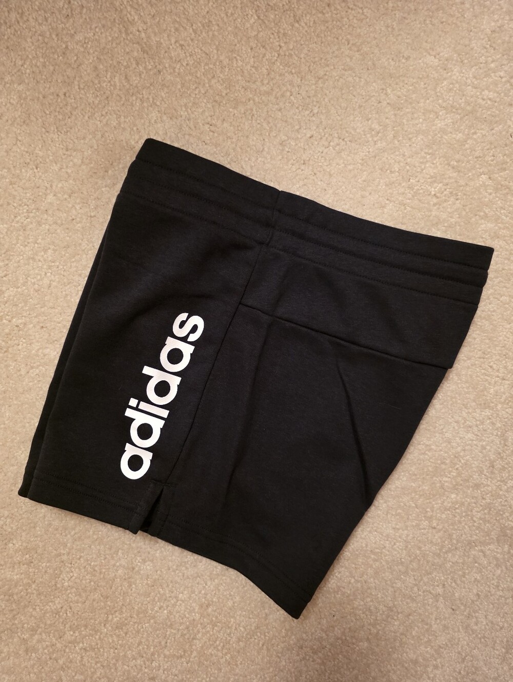 adidas Black Cotton Blend Shorts NWT M